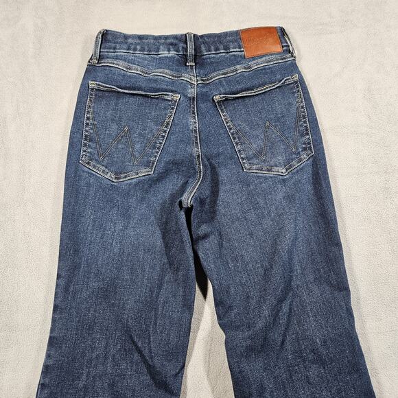 Wrangler Bespoke Bootcut Jeans 27x32.5 High Rise Lacey Jean Comfort Denim Dark - Picture 8 of 14